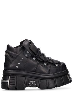 Sneakers con platform Vetements nero