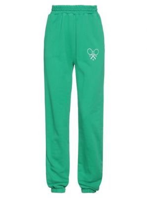Pantalones de algodón Forte Dei Marmi Couture verde