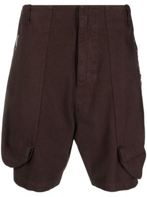 Shorts cargo avec poches Jacquemus marron
