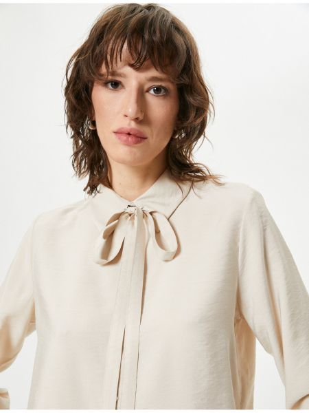 Μακρυμάνικο πουκάμισο με κουμπιά από βισκόζη Koton