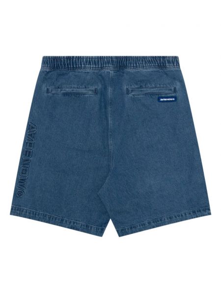 Jeans shorts Aape By *a Bathing Ape® blau