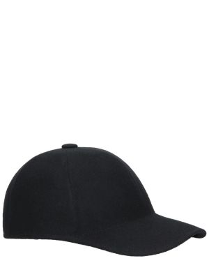 Вълнена шапка с козирки Borsalino черно