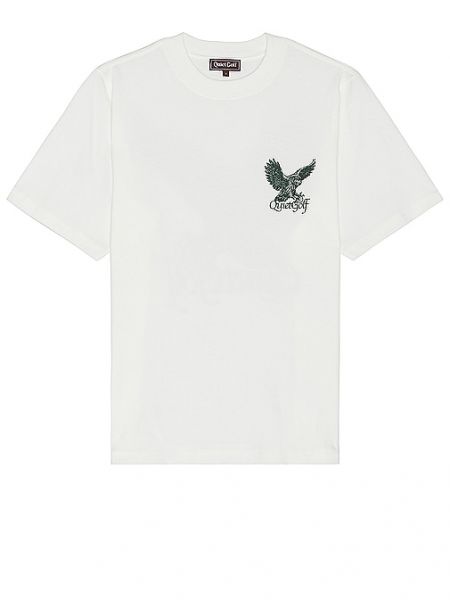 T-shirt Quiet Golf blanc