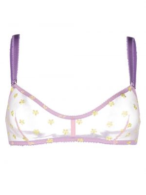 Brodert bralette Dora Larsen lilla