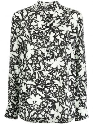 Virágos selyem ing nyomtatás Stella Mccartney