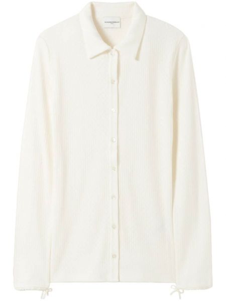 Chemise longue en coton en tricot Claudie Pierlot