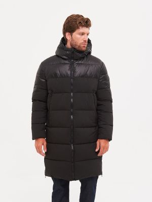 Черное пальто Lab Fashion