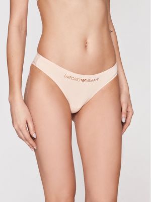 Бразилски бикини Emporio Armani Underwear бежово