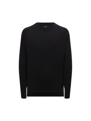 Хлопковый пуловер Y`s черный