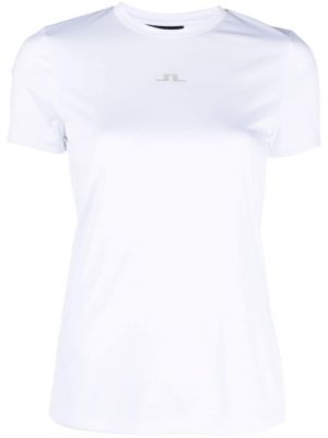 Koszulka z nadrukiem J.lindeberg biała