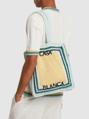 Shopper handtasche aus baumwoll Casablanca