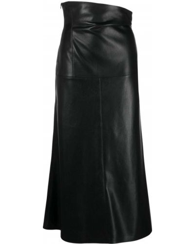 Falda de tubo de cintura alta Nanushka negro