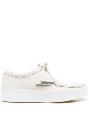 Platta skor Clarks Originals vit