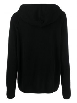 Džersis flisas džemperis su gobtuvu Chinti & Parker juoda