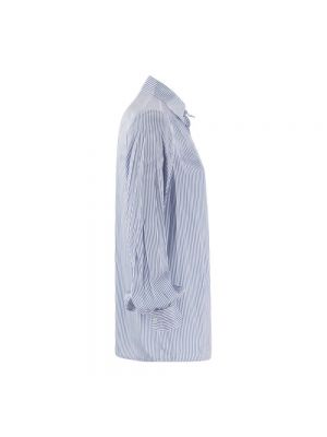 Blusa de viscosa a rayas Michael Kors azul