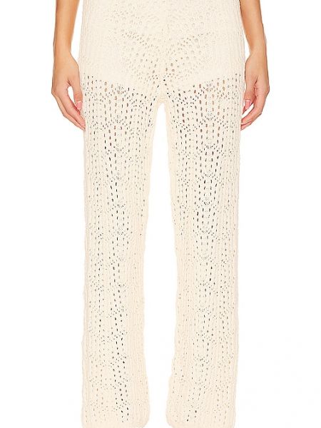 Pantalones con lunares Line & Dot beige
