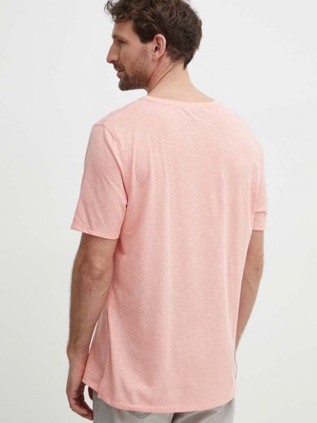 Однотонная футболка Tommy Hilfiger розовая