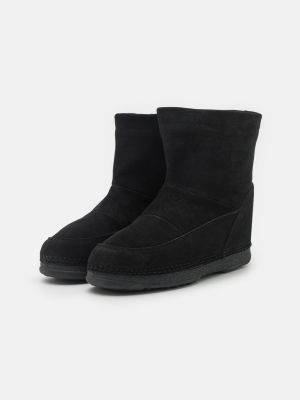 Кожаные зимние ботинки Zign черные