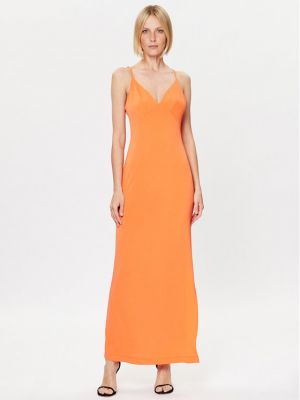 Вечерна рокля Guess оранжево
