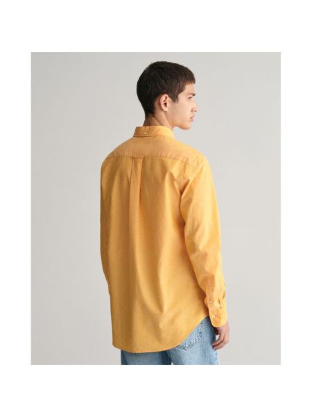 Рубашка с длинным рукавом Gant желтая