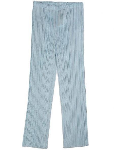 Slim fit enge hosen mit plisseefalten Pleats Please Issey Miyake