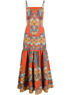 Maksi haljina s cvjetnim printom s printom Borgo De Nor