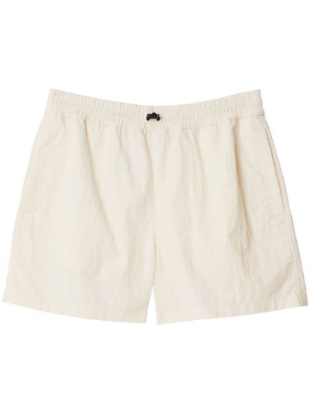 Shorts à imprimé Burberry blanc