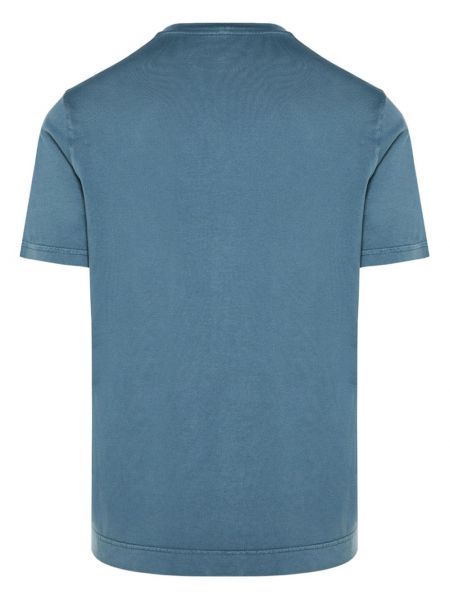T-shirt en coton Fedeli bleu