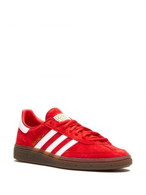 Sneakersy zamszowe Adidas Spezial czerwone