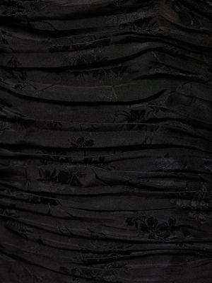 Копринена рокля The Garment черно