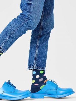 Čarape na točke Happy Socks plava