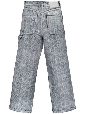 Oversized džínsy Marc Jacobs strieborná
