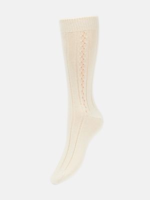 Kašmírové ponožky Loro Piana bílé