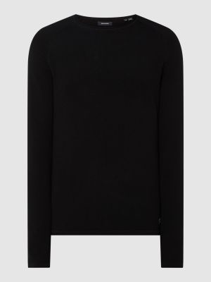 Dzianinowy sweter Jack & Jones czarny