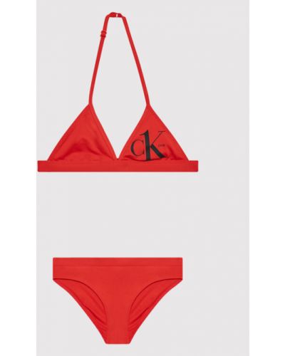 Calvin Klein Swimwear Női fürdőruha KY0KY00012 Piros