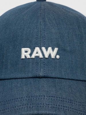 Хлопковая кепка со звездочками G-star Raw синяя