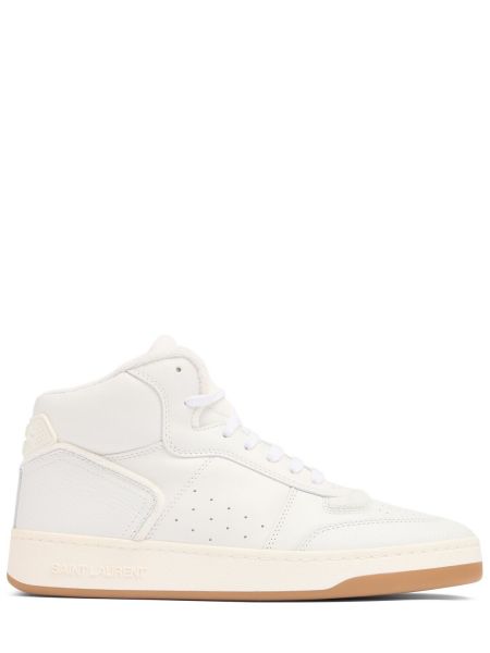 Læder sneakers Saint Laurent hvid