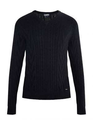 Пуловер Dreimaster Vintage черно
