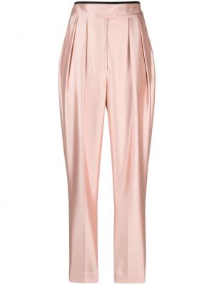 Saténové kalhoty Zimmermann růžové