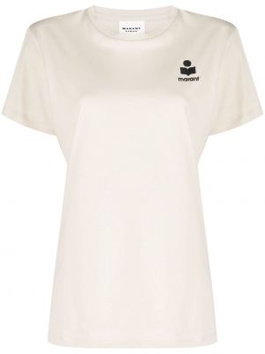 T-shirt ricamato Marant étoile beige