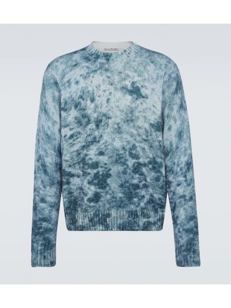 Jersey de algodón de tela jersey Acne Studios azul