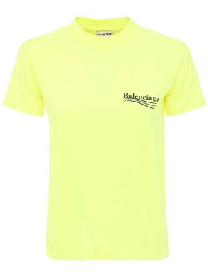 Džerzej tričko Balenciaga žltá