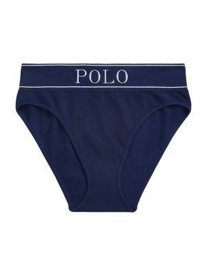 Бикини с высокой талией Polo Ralph Lauren синие
