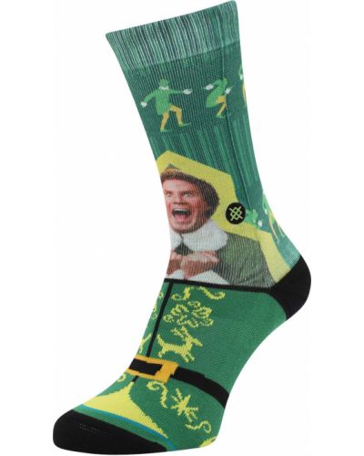 Stance Športové ponožky 'I Know Him'  žltá / zelená / čierna