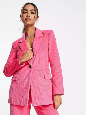 Вельветовый пиджак Vero Moda розовый