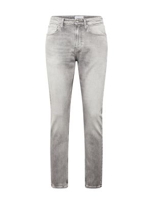 Дънки slim Calvin Klein Jeans сиво