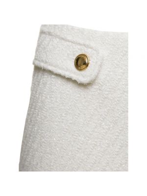 Mini falda de tweed Michael Kors blanco