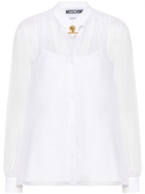 Копринена блуза Moschino