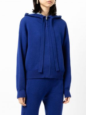 Mikina s kapucí na zip Onefifteen modrá