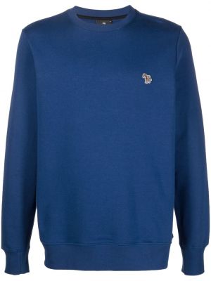 Bomull sweatshirt Ps Paul Smith blå